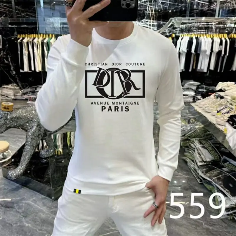 christian dior sweatshirt manches longues pour homme s_1267523